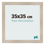 Bilderrahmen 35x35cm Eiche Rustikal MDF Pisa Vorne Messe | Yourdecoration.at