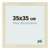 Bilderrahmen 35x35cm Sonoma Eiche MDF Pisa Vorne Messe | Yourdecoration.at