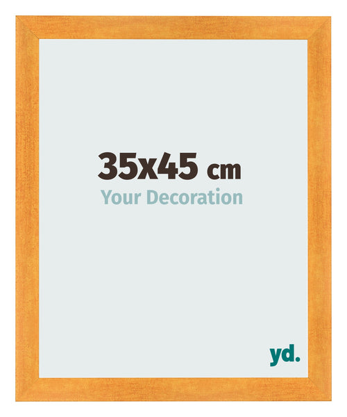 Bilderrahmen 35x45cm Orange MDF Pisa Vorne Messe | Yourdecoration.at