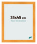Bilderrahmen 35x45cm Orange MDF Pisa Vorne Messe | Yourdecoration.at