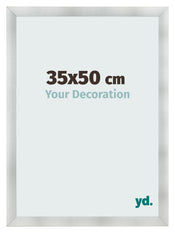 Bilderrahmen 35x50cm Aluminium Gebürstet MDF Pisa Vorne Messe | Yourdecoration.at