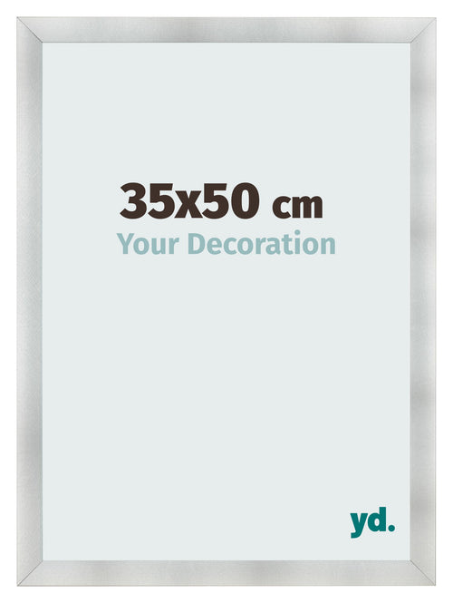 Bilderrahmen 35x50cm Aluminium Gebürstet MDF Pisa Vorne Messe | Yourdecoration.at