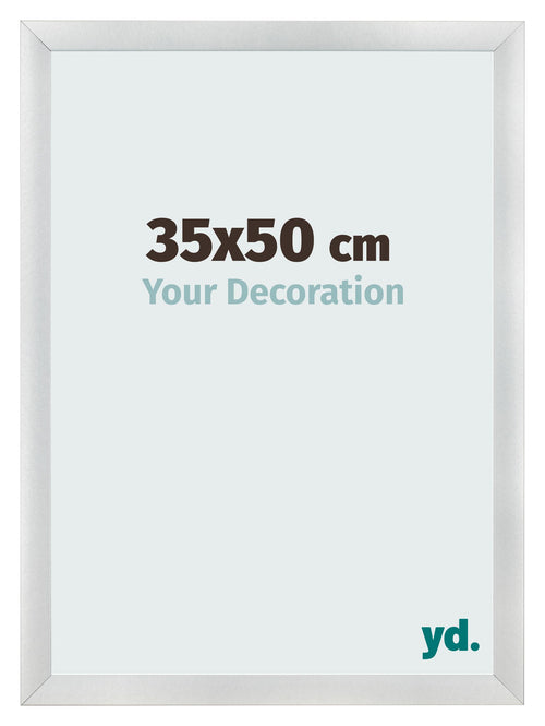 Bilderrahmen 35x50cm Silber Schwarz Gewischt MDF Pisa Vorne Messe | Yourdecoration.at