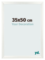 Bilderrahmen 35x50cm Weiß Vintage MDF Pisa Vorne Messe | Yourdecoration.at