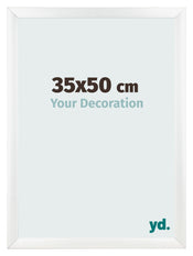 Bilderrahmen 35x50cm Weiß Vintage MDF Pisa Vorne Messe | Yourdecoration.at