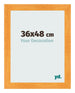 Bilderrahmen 36x48cm Orange MDF Pisa Vorne Messe | Yourdecoration.at