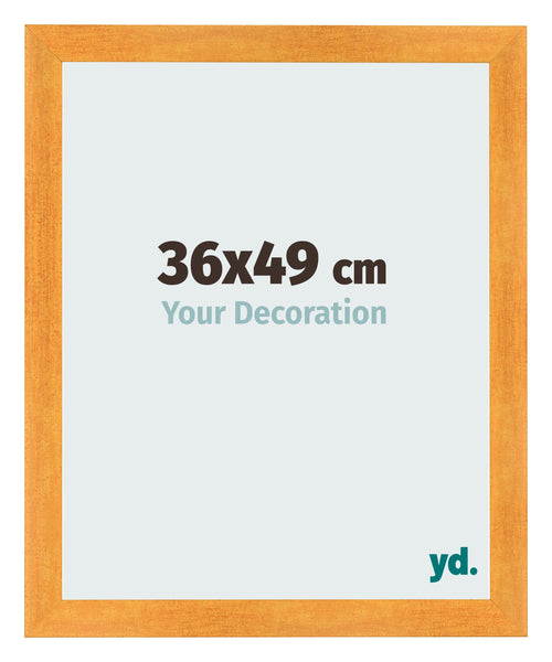 Bilderrahmen 36x49cm Orange MDF Pisa Vorne Messe | Yourdecoration.at