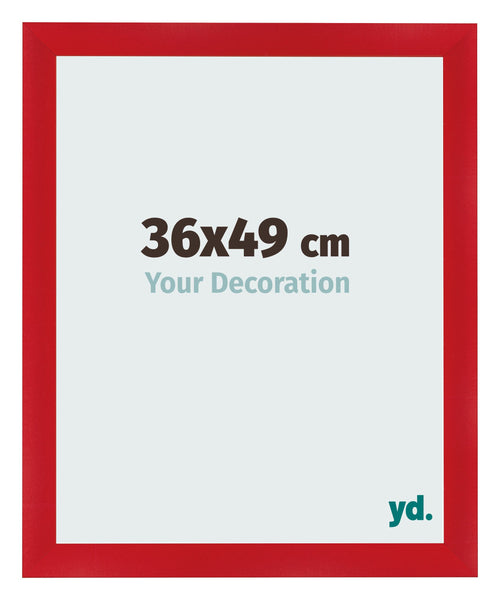 Bilderrahmen 36x49cm Rot MDF Pisa Vorne Messe | Yourdecoration.at