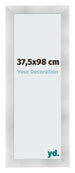 Bilderrahmen 37 5x98cm Aluminium Gebürstet MDF Pisa Vorne Messe | Yourdecoration.at