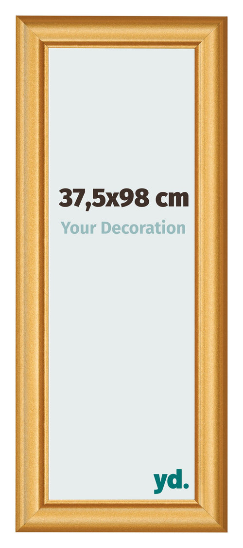 Bilderrahmen 37 5x98cm Gold Matt MDF Lazio Vorne Messe | Yourdecoration.at