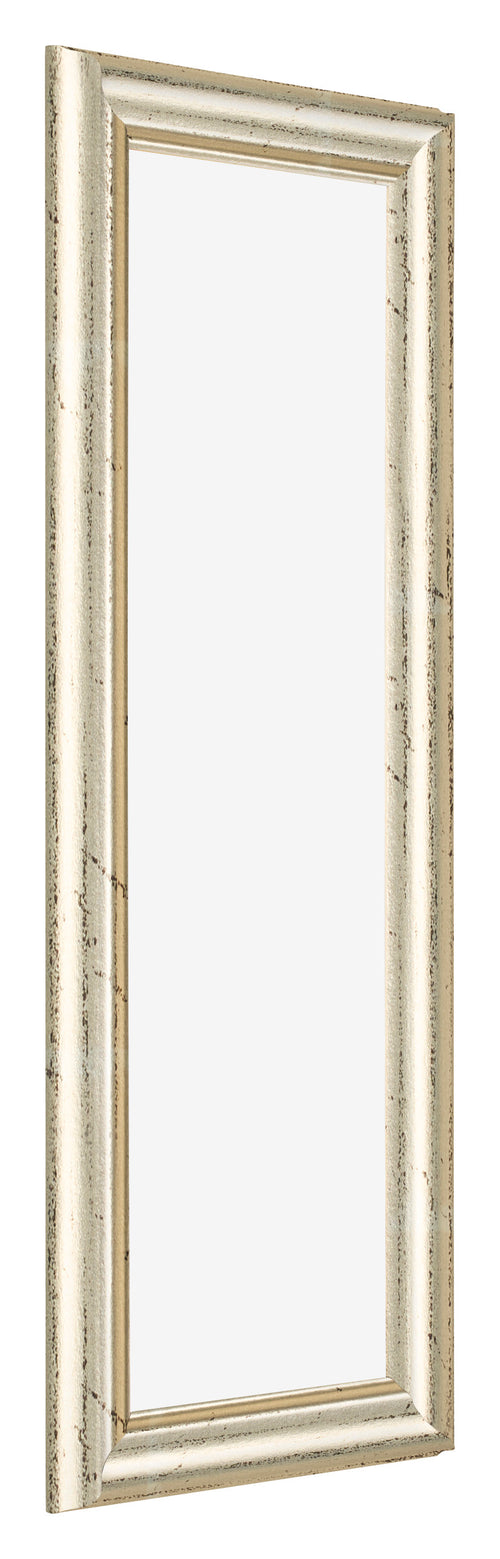 Bilderrahmen 37 5x98cm Metallglanz MDF Lazio Vorne Schrag | Yourdecoration.at