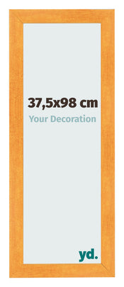 Bilderrahmen 37 5x98cm Orange MDF Pisa Vorne Messe | Yourdecoration.at