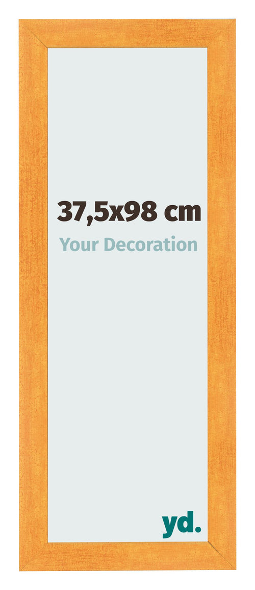 Bilderrahmen 37 5x98cm Orange MDF Pisa Vorne Messe | Yourdecoration.at