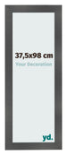 Bilderrahmen 37 5x98cm Schwarz Silber Poliert MDF Pisa Vorne Messe | Yourdecoration.at
