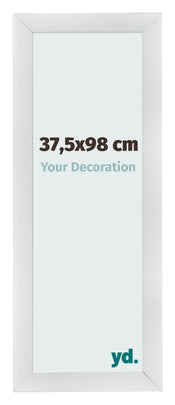 Bilderrahmen 37 5x98cm Silber Schwarz Gewischt MDF Pisa Vorne Messe | Yourdecoration.at