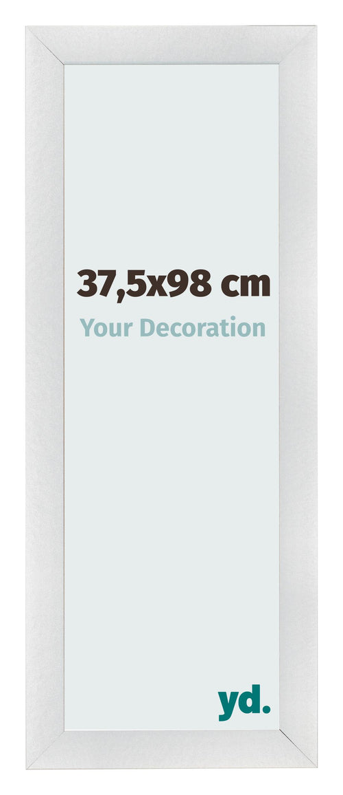 Bilderrahmen 37 5x98cm Silber Schwarz Gewischt MDF Pisa Vorne Messe | Yourdecoration.at