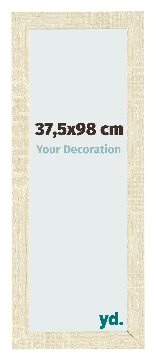 Bilderrahmen 37 5x98cm Sonoma Eiche MDF Pisa Vorne Messe | Yourdecoration.at
