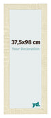 Bilderrahmen 37 5x98cm Sonoma Eiche MDF Pisa Vorne Messe | Yourdecoration.at