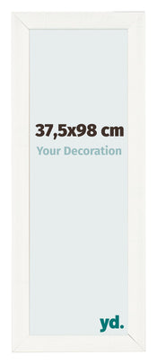 Bilderrahmen 37 5x98cm Weiß Vintage MDF Pisa Vorne Messe | Yourdecoration.at
