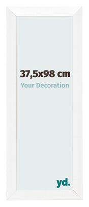 Bilderrahmen 37 5x98cm Weiß Vintage MDF Pisa Vorne Messe | Yourdecoration.at