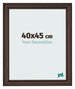 Bilderrahmen 40x45cm Eiche Dunkel MDF Lazio Vorne Messe | Yourdecoration.at