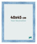 Bilderrahmen 40x45cm Hellblau Gewischt MDF Pisa Vorne Messe | Yourdecoration.at