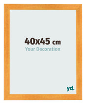 Bilderrahmen 40x45cm Orange MDF Pisa Vorne Messe | Yourdecoration.at