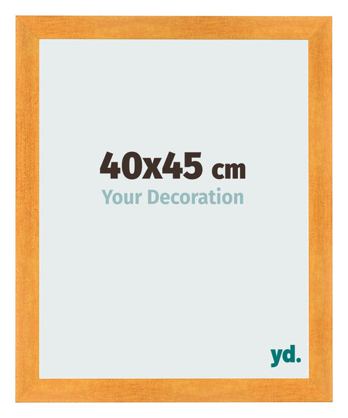 Bilderrahmen 40x45cm Orange MDF Pisa Vorne Messe | Yourdecoration.at
