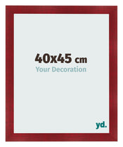 Bilderrahmen 40x45cm Weinrot Gewischt MDF Pisa Vorne Messe | Yourdecoration.at