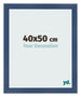 Bilderrahmen 40x50cm Dunkelblau Gewischt MDF Pisa Vorne Messe | Yourdecoration.at