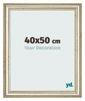 Bilderrahmen 40x50cm Metallglanz MDF Lazio Vorne Messe | Yourdecoration.at