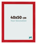 Bilderrahmen 40x50cm Rot MDF Pisa Vorne Messe | Yourdecoration.at