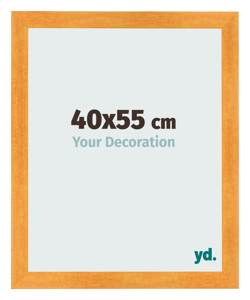 Bilderrahmen 40x55cm Orange MDF Pisa Vorne Messe | Yourdecoration.at