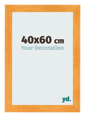 Bilderrahmen 40x60cm Orange MDF Pisa Vorne Messe | Yourdecoration.at