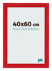 Bilderrahmen 40x60cm Rot MDF Pisa Vorne Messe | Yourdecoration.at