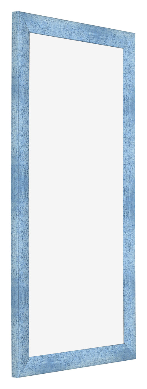 Bilderrahmen 40x70cm Hellblau Gewischt MDF Pisa Vorne Schrag | Yourdecoration.at
