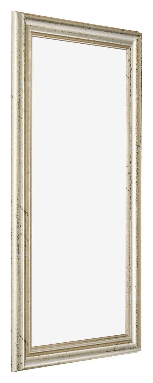 Bilderrahmen 40x70cm Metallglanz MDF Lazio Vorne Schrag | Yourdecoration.at