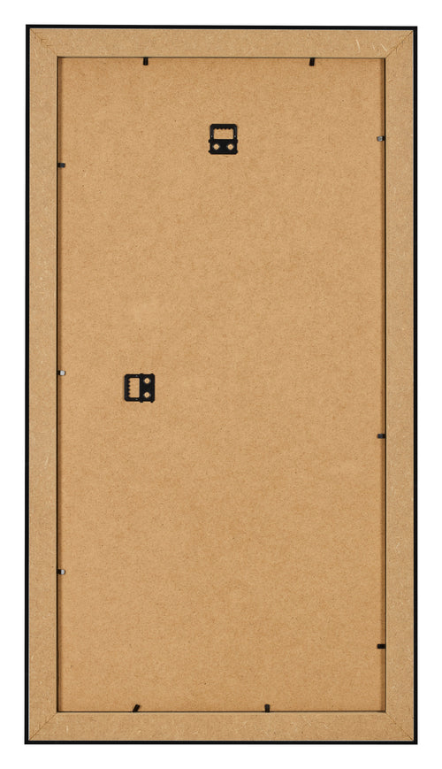Bilderrahmen 40x70cm Schwarz Silber Poliert MDF Pisa Ruckseite | Yourdecoration.at