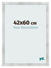 Bilderrahmen 42x60cm Aluminium Gebürstet MDF Pisa Vorne Messe | Yourdecoration.at