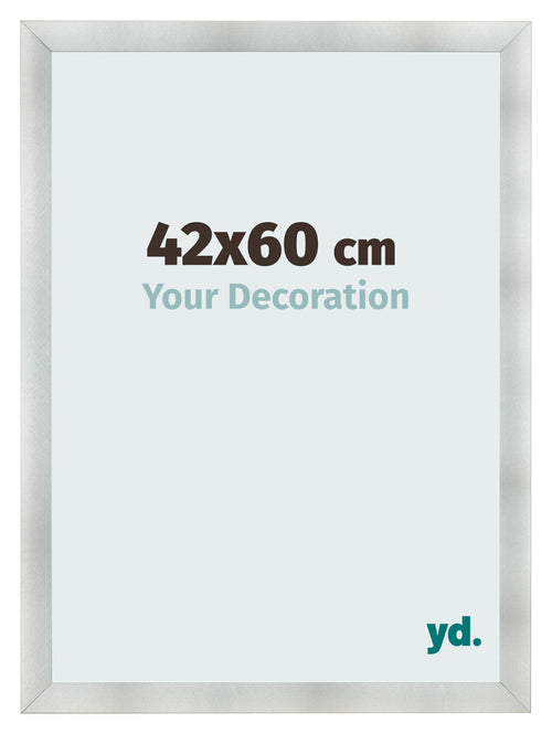 Bilderrahmen 42x60cm Aluminium Gebürstet MDF Pisa Vorne Messe | Yourdecoration.at