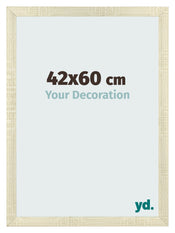 Bilderrahmen 42x60cm Sonoma Eiche MDF Pisa Vorne Messe | Yourdecoration.at