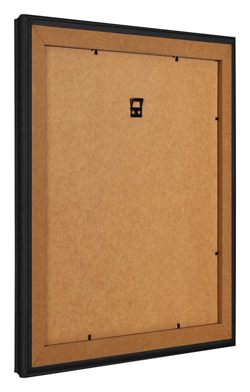 Bilderrahmen 45x45cm Schwarz Gemasert MDF Lazio Ruckseite Schrag | Yourdecoration.at