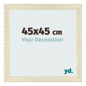 Bilderrahmen 45x45cm Sonoma Eiche MDF Pisa Vorne Messe | Yourdecoration.at
