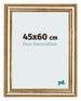 Bilderrahmen 45x60cm Gold Antik MDF Lazio Vorne Messe | Yourdecoration.at