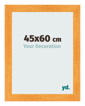 Bilderrahmen 45x60cm Orange MDF Pisa Vorne Messe | Yourdecoration.at