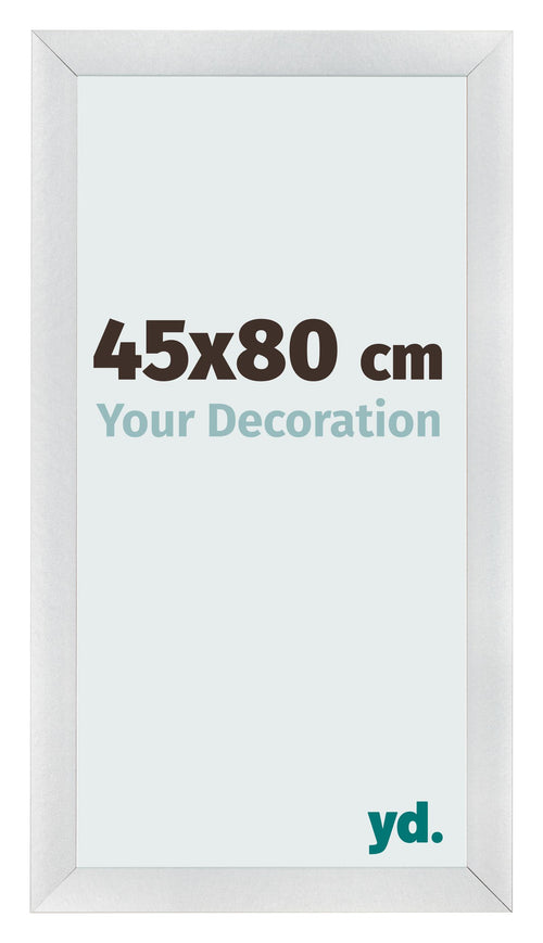 Bilderrahmen 45x80cm Silber Schwarz Gewischt MDF Pisa Vorne Messe | Yourdecoration.at