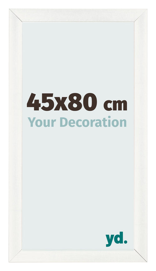 Bilderrahmen 45x80cm Weiß Vintage MDF Pisa Vorne Messe | Yourdecoration.at