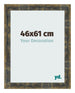 Bilderrahmen 46x61cm Blau Gold Meliert MDF Pisa Vorne Messe | Yourdecoration.at
