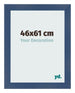 Bilderrahmen 46x61cm Dunkelblau Gewischt MDF Pisa Vorne Messe | Yourdecoration.at