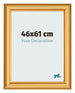 Bilderrahmen 46x61cm Gold Matt MDF Lazio Vorne Messe | Yourdecoration.at